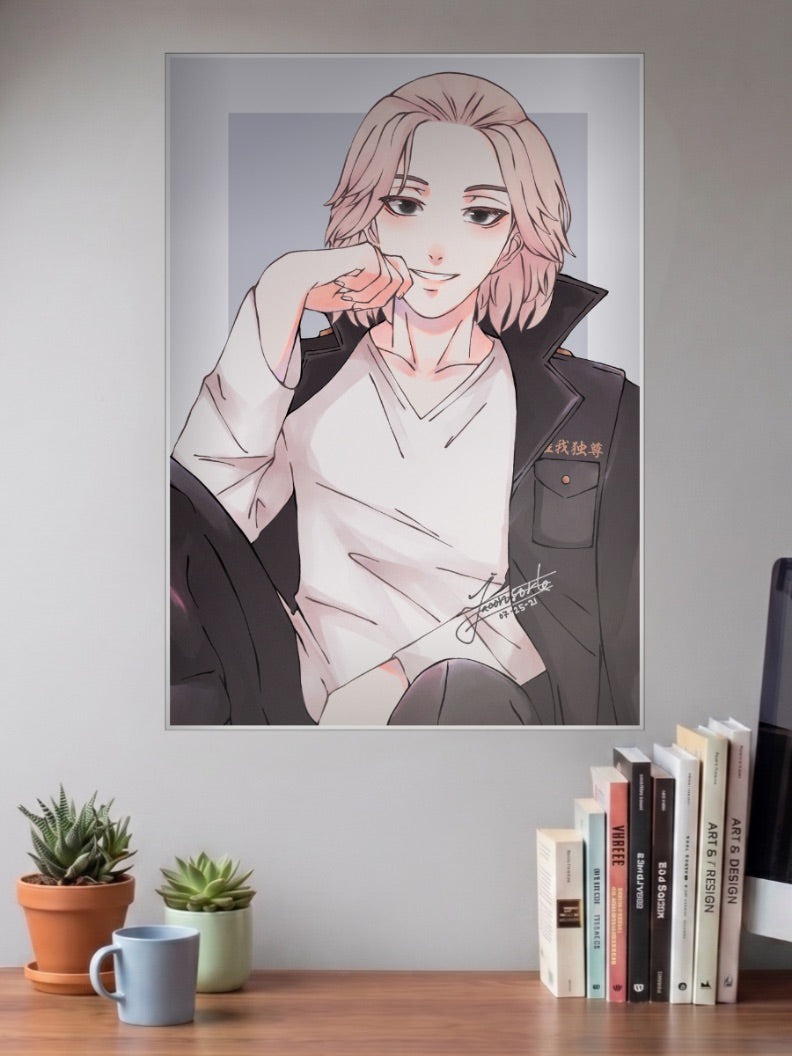 Mikey Casual Fan Art Anime Poster