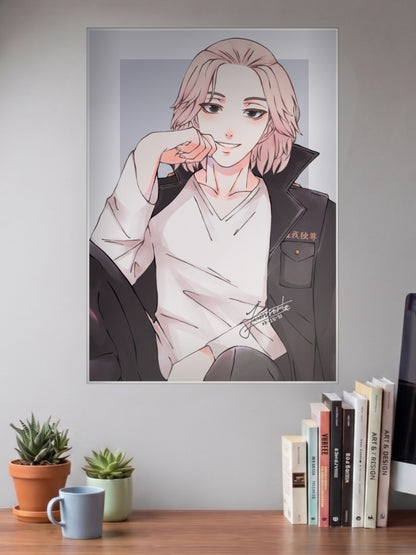 Mikey Casual Fan Art Anime Poster
