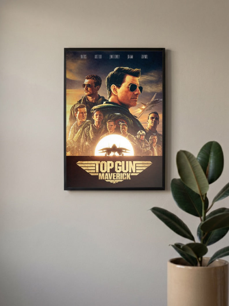 Top Gun Maverick Cast Hollywood Movie Poster