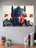 Optimus Prime Hollywood Movie Poster