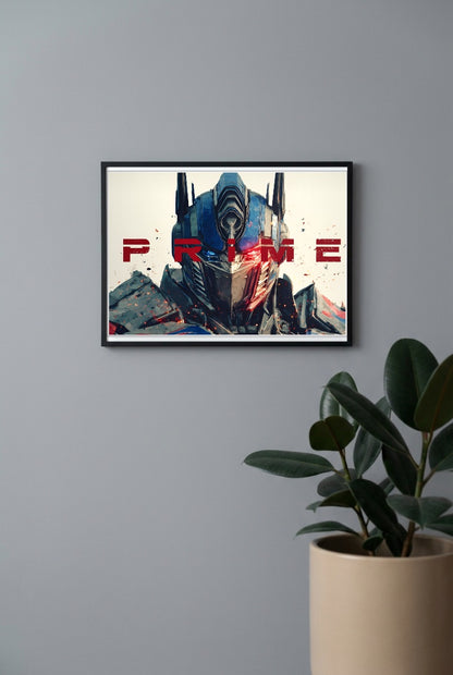 Optimus Prime Hollywood Movie Poster