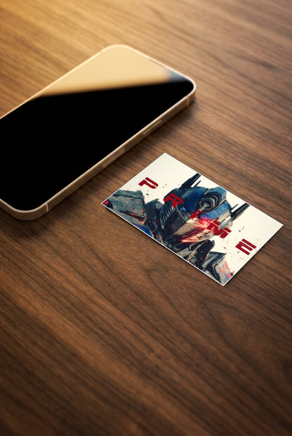 Optimus Prime Hollywood Movie Poster