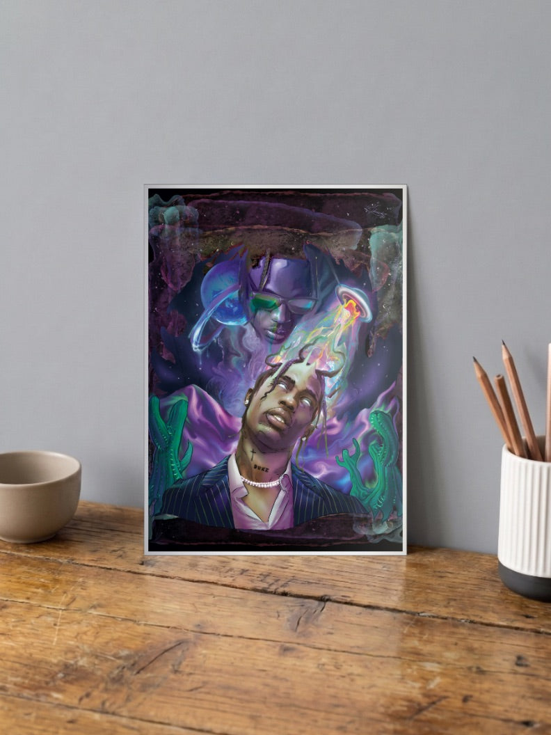 Travis Scott | Astro World | Music Poster