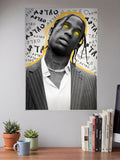 Travis Scott Astro Glowing Eyes Singers Poster