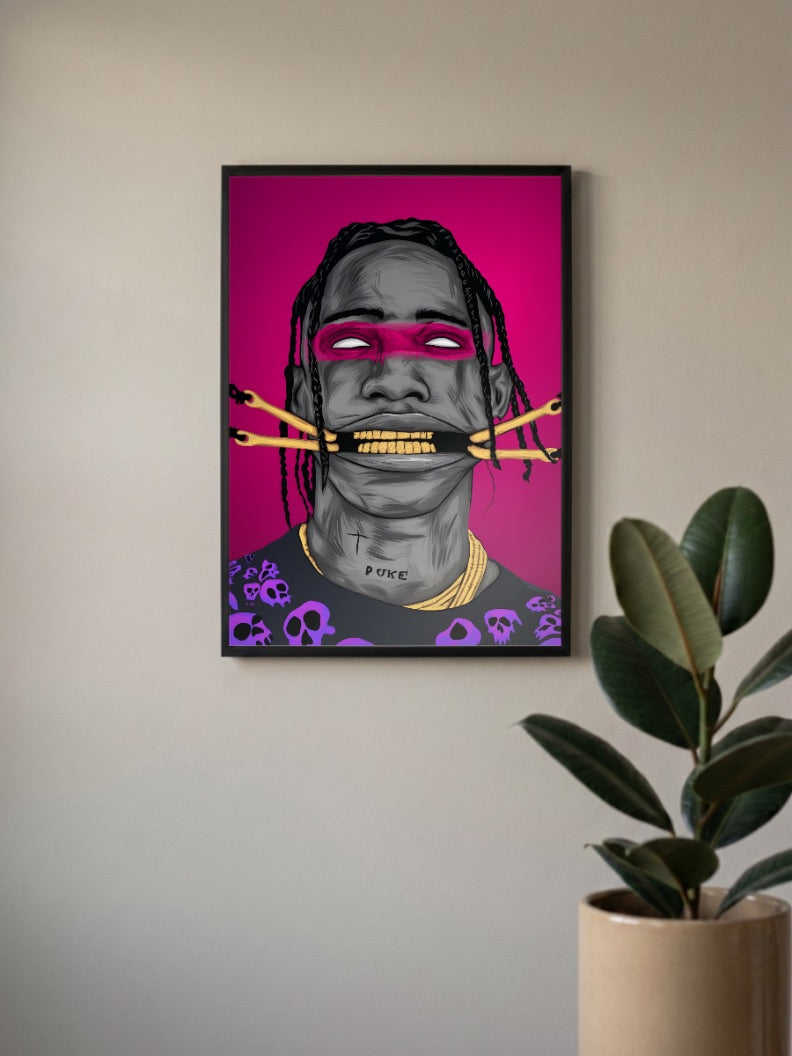 Travis Scott Astroworld Poster