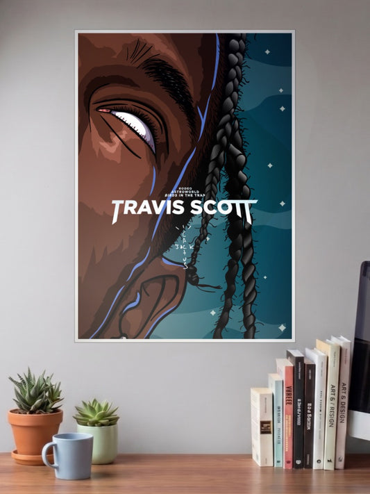 Travis Scott Portrait Poster