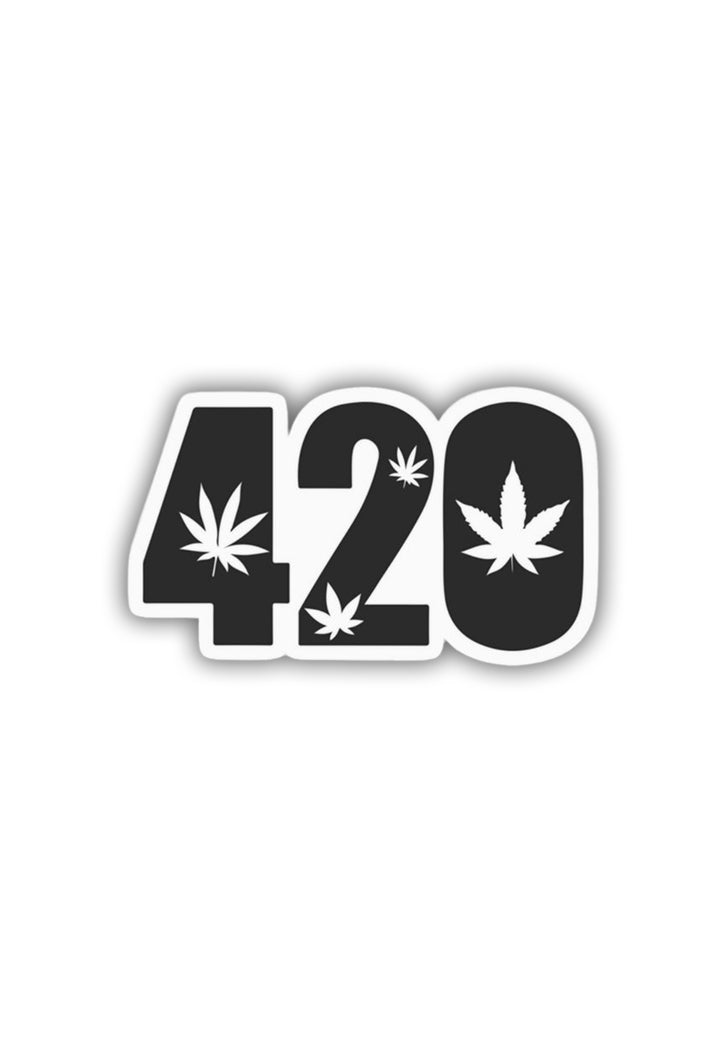 Weed 420 Sticker