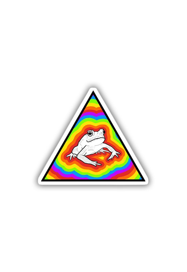 Rainbow Frog Sticker