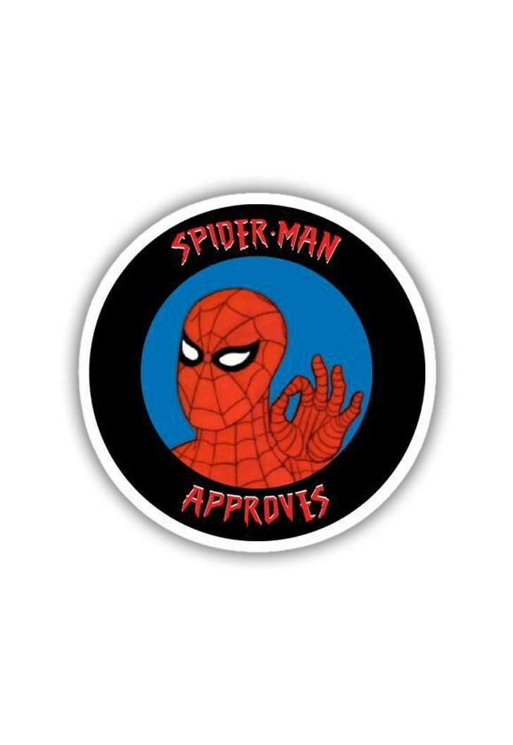 Spiderman Approves it Sticker