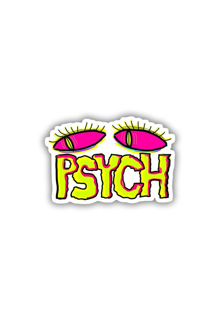 Psych Trippy Sticker