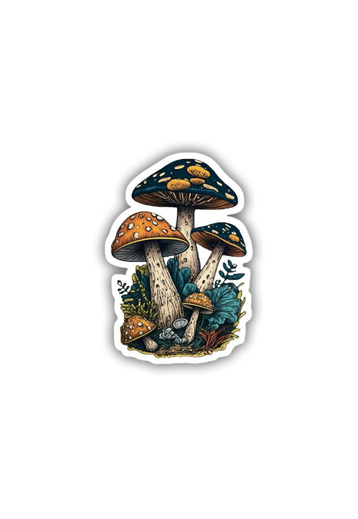 Gritty Mushroom Sticker