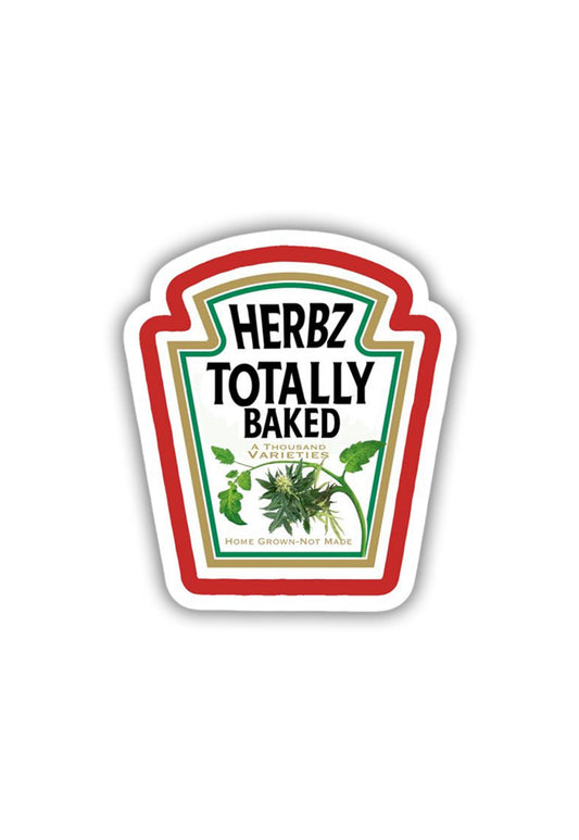 Herbz Totally Baked Sticker