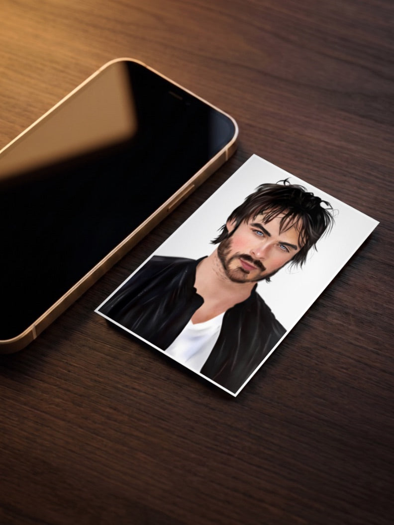 Damon Salvatore Close Up Webseries Poster