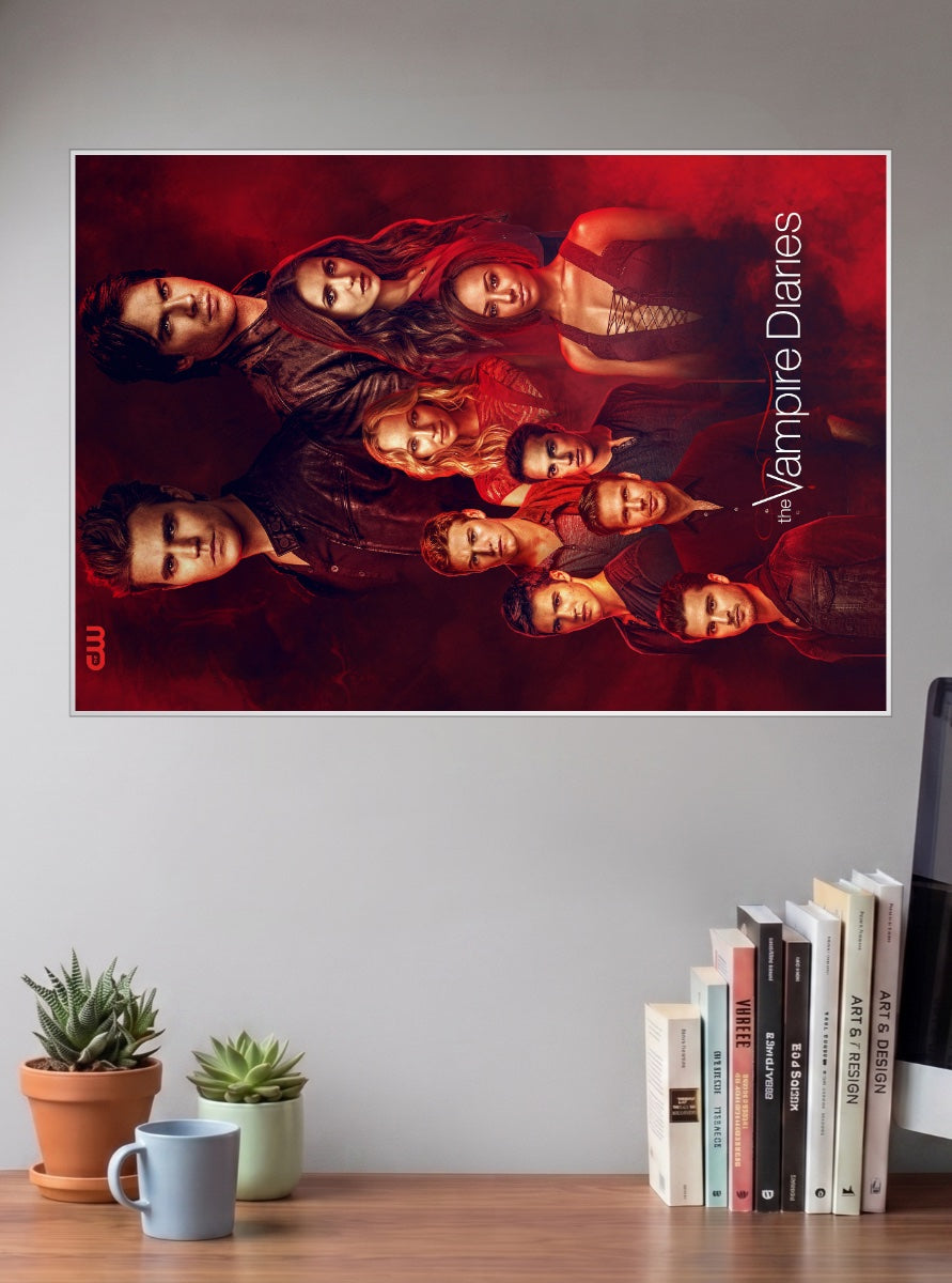 Vampire Diaries Cast Netflix Poster
