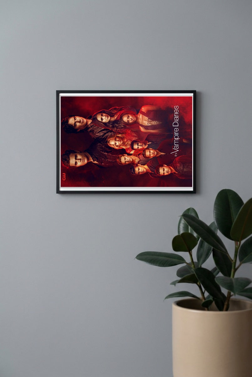 Vampire Diaries Cast Netflix Poster