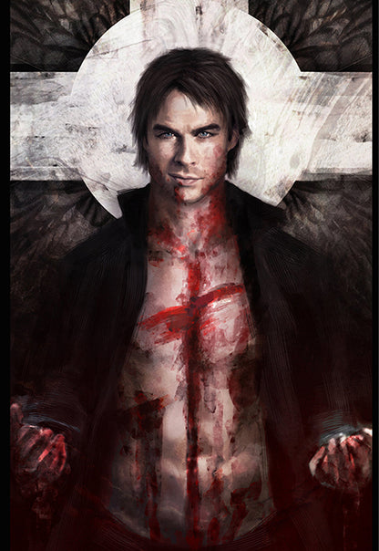 The Vampire Dairies Damon Poster