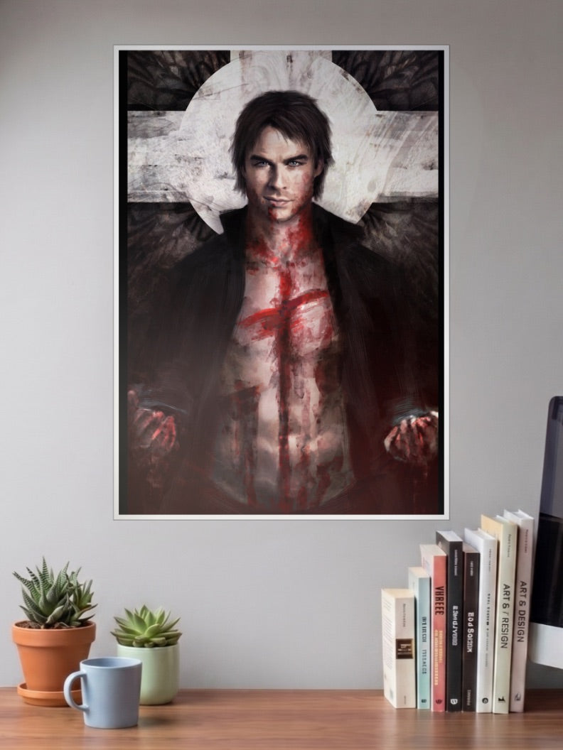 The Vampire Dairies Damon Poster