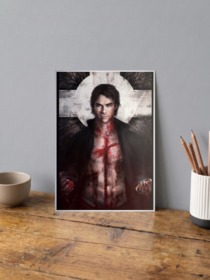 The Vampire Dairies Damon Poster