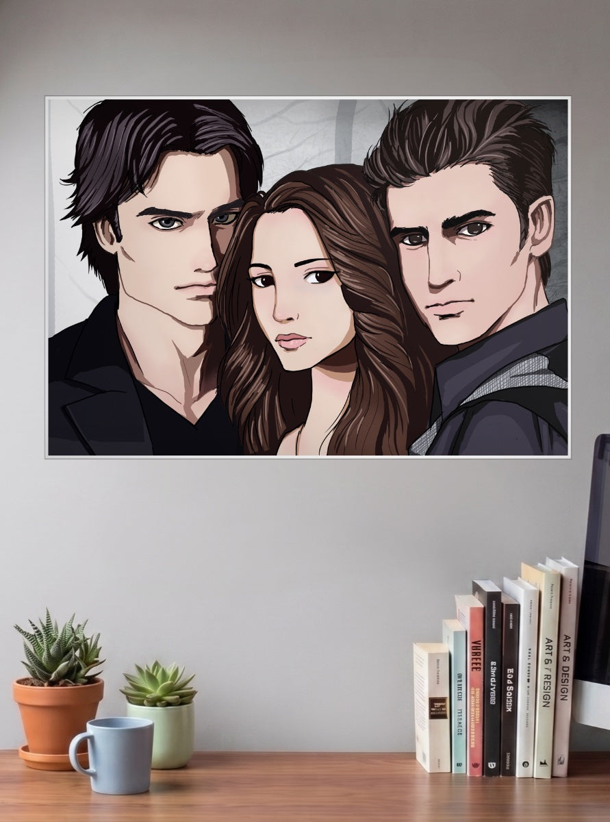 Vampire Diaries Trio Netflix Poster