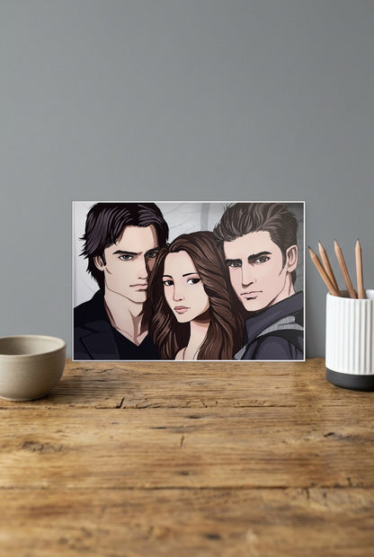 Vampire Diaries Trio Netflix Poster