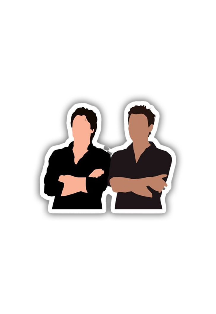 Damon and Stephen Sticker