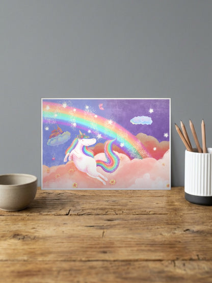 Rainbow Unicorn Poster