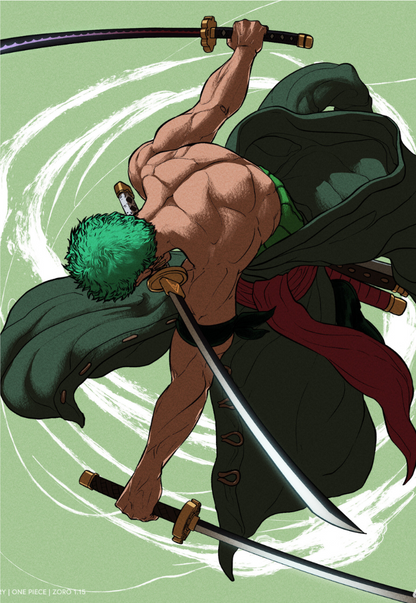 One Piece Zoro Poster