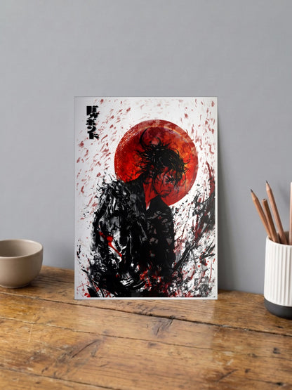 Musashi Red Moon Anime Poster