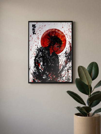 Musashi Red Moon Anime Poster