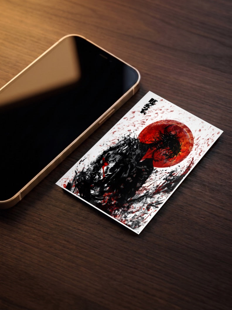 Musashi Red Moon Anime Poster