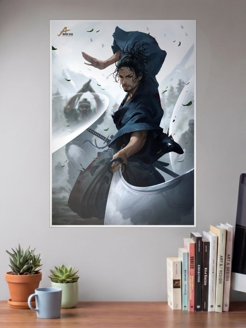 Vagabond Sword Stance Poster