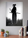 Musashi Standing Prayer Anime Poster