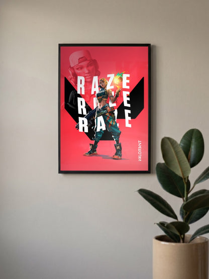 Raze Explosive Game Poster