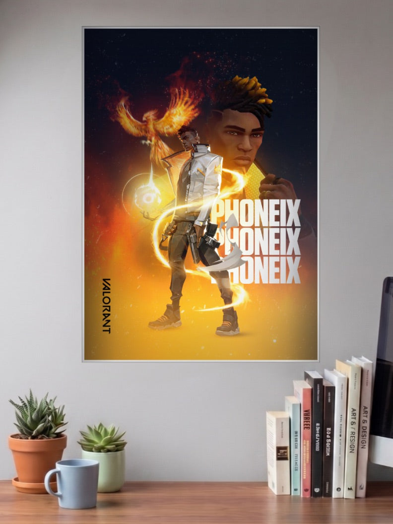 Phoenix Fire Agent Game Poster