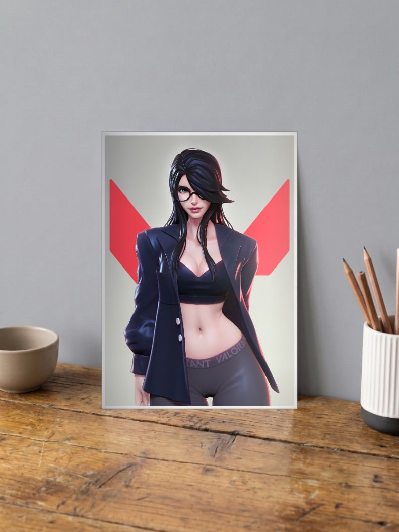 Valorant Fan Art Agent Game Poster
