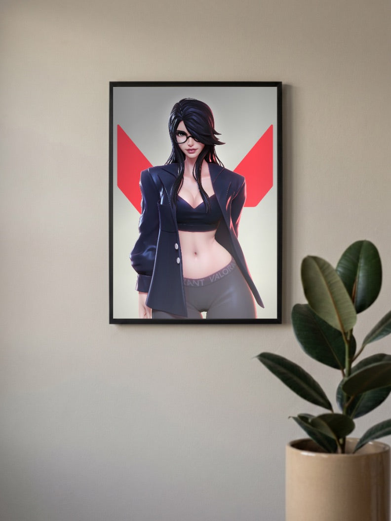 Valorant Fan Art Agent Game Poster