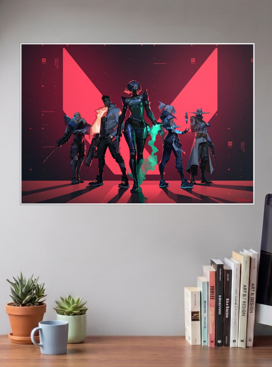Valorant Agents Game Poster