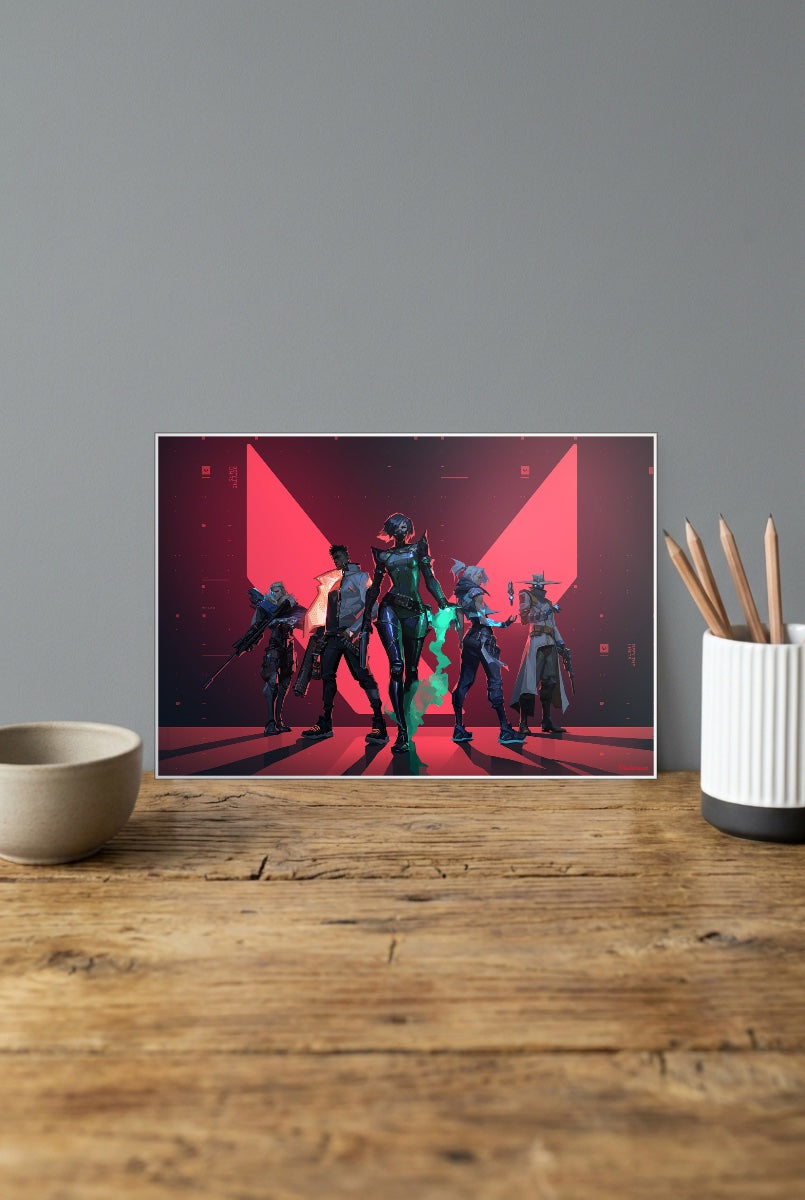 Valorant Agents Game Poster