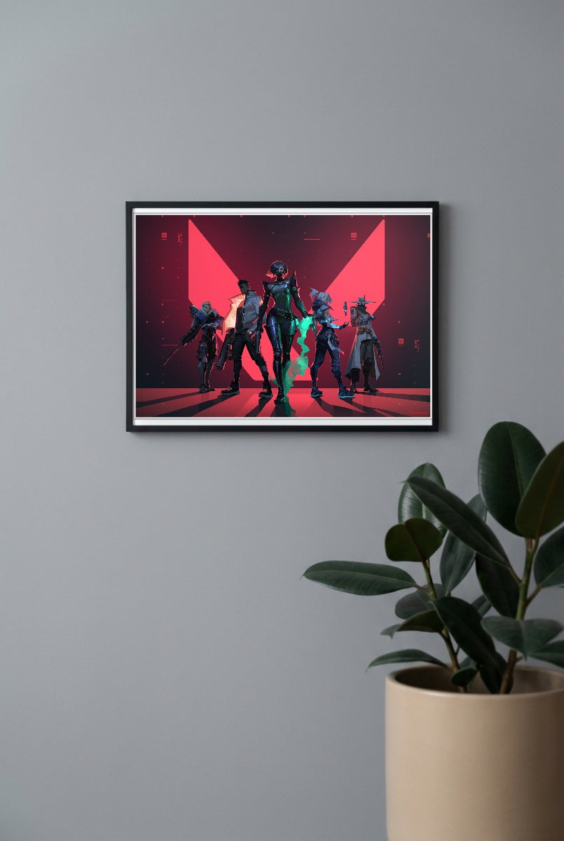 Valorant Agents Game Poster