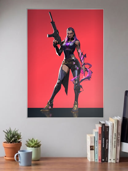 Reyna Purple Chains Game Poster