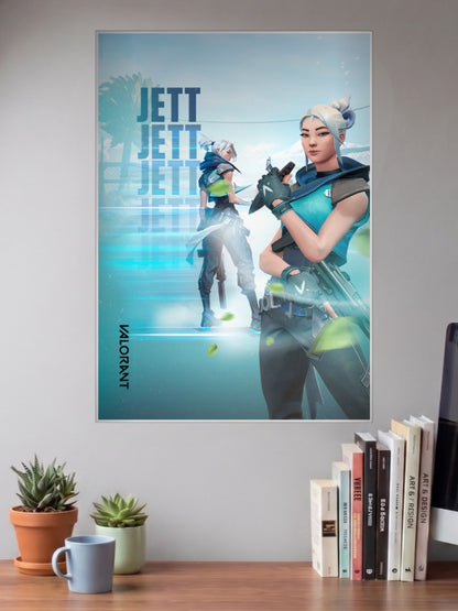 Jett Duelist Game Poster