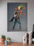 Raze Paint Splash Game Poster
