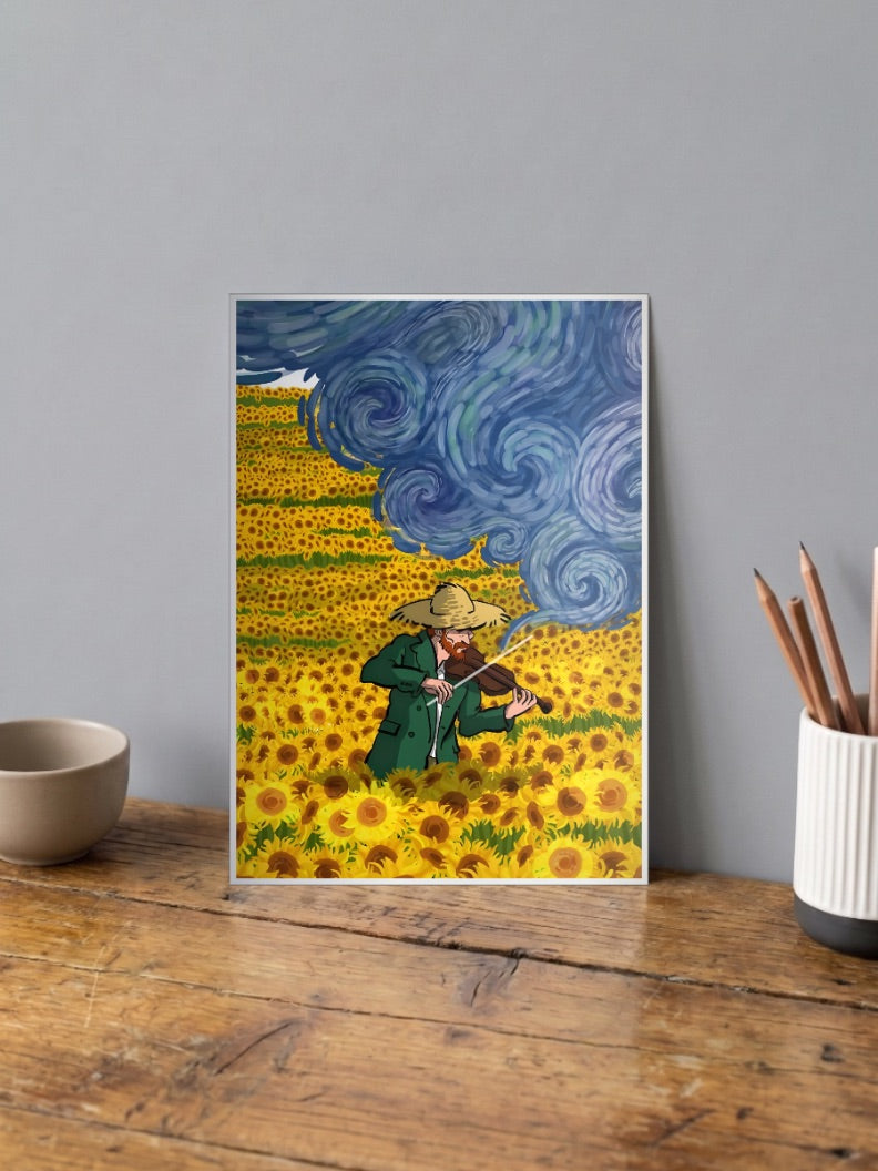 The Violinist Van Gogh Poster