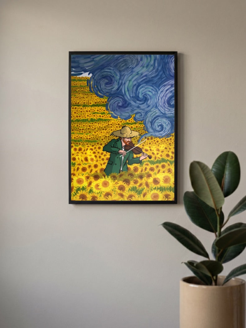 The Violinist Van Gogh Poster