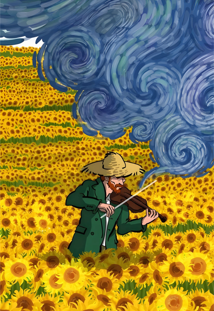 The Violinist Van Gogh Poster – Posterwa