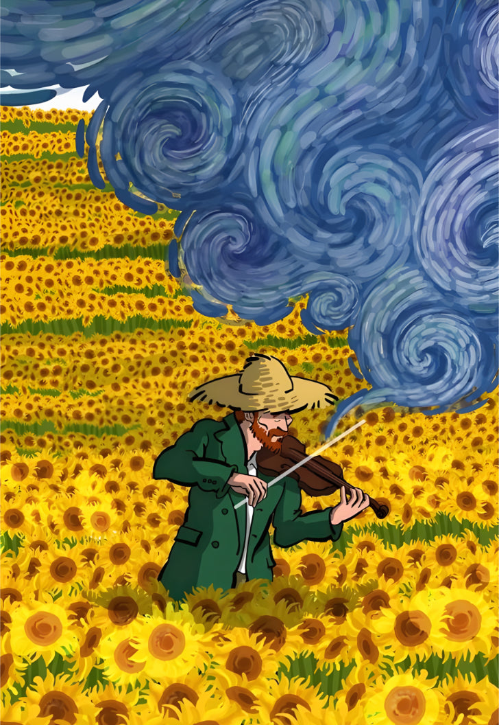 The Violinist Van Gogh Poster
