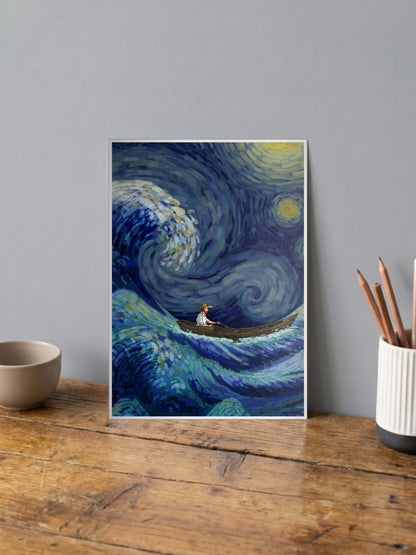 Stormy Night Van Gogh Poster