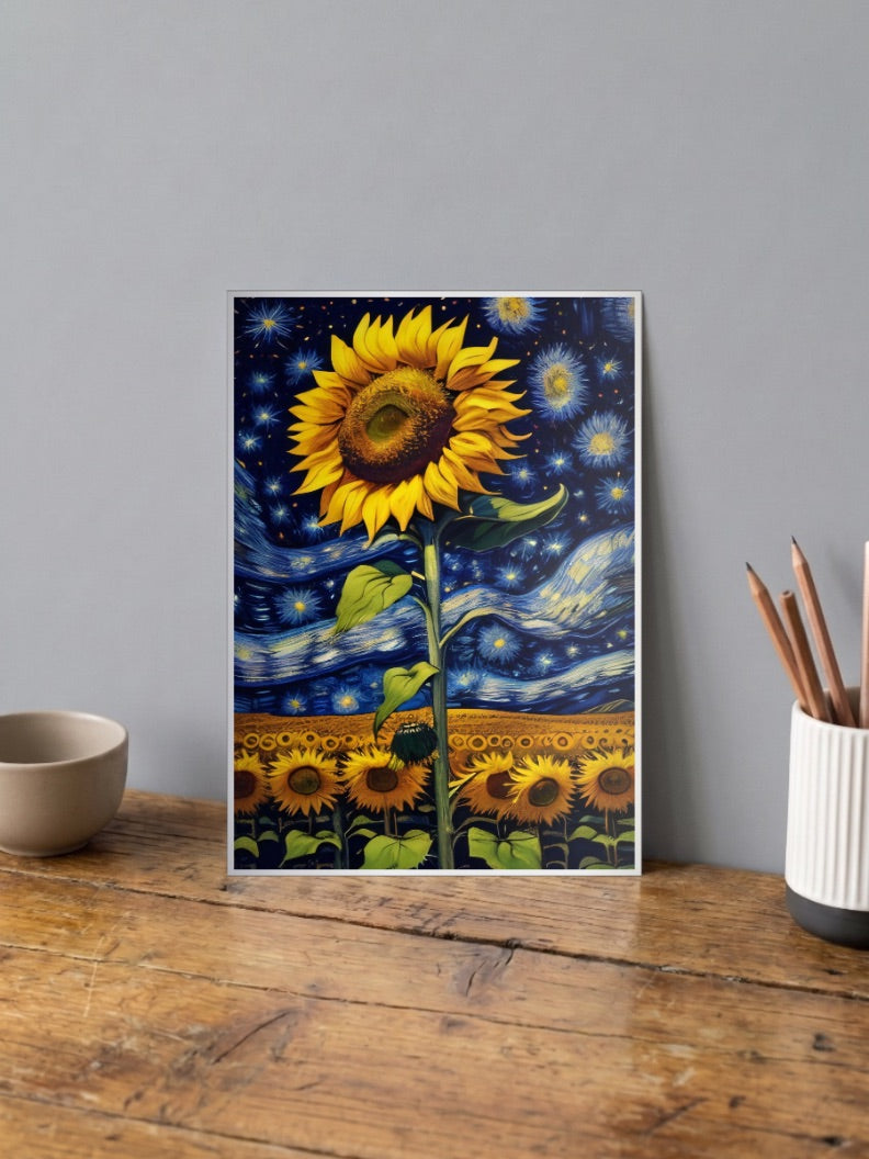 Sunflower Van Gogh Poster