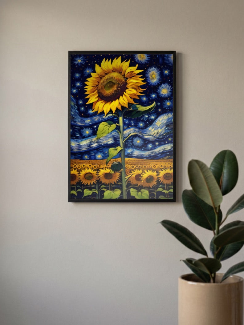 Sunflower Van Gogh Poster