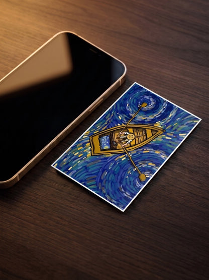 The Boat Man Van Gogh Poster